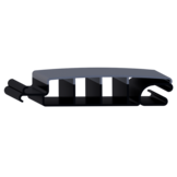 Zwemland Polycarbonaat zwembad anti alg lamellen solar zilver.