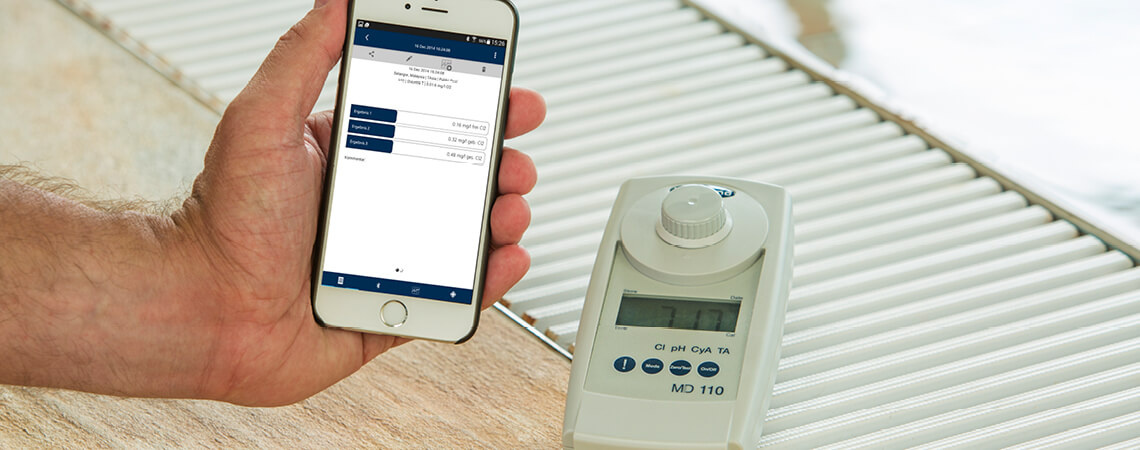 MD110 6-in1 fotometer met Bleutooth