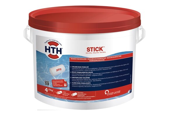 HTH Chloortabletten 300 grams sticks 4.5 kg