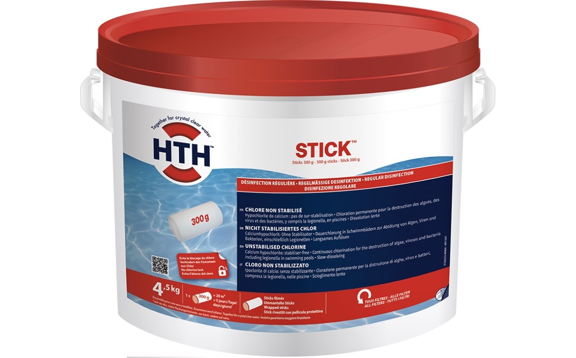 HTH Chloortabletten 300 grams sticks 4.5 kg