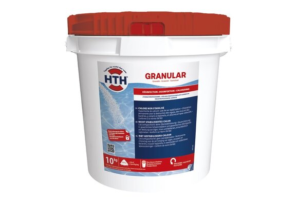 HTH Chloor Granulaat 10kg - Chloor Shock