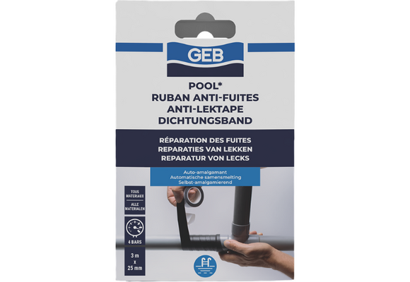 Anti-lektape Pool voor noodreparaties van lekken
