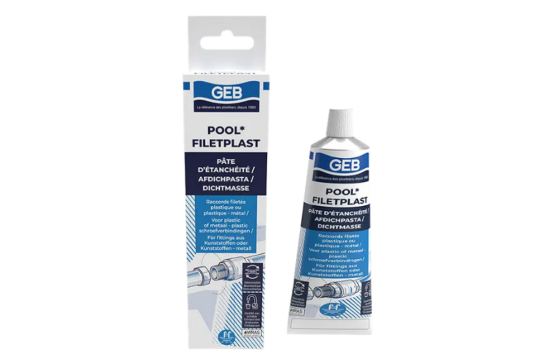 GEB Filetplast afdichtpasta voor kunststof en metaal schroefdraad
