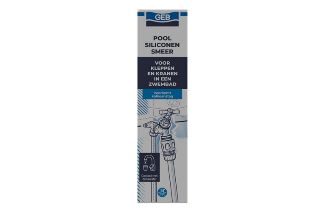 Siliconensmeer Pool voor kranen, kleppen en meters