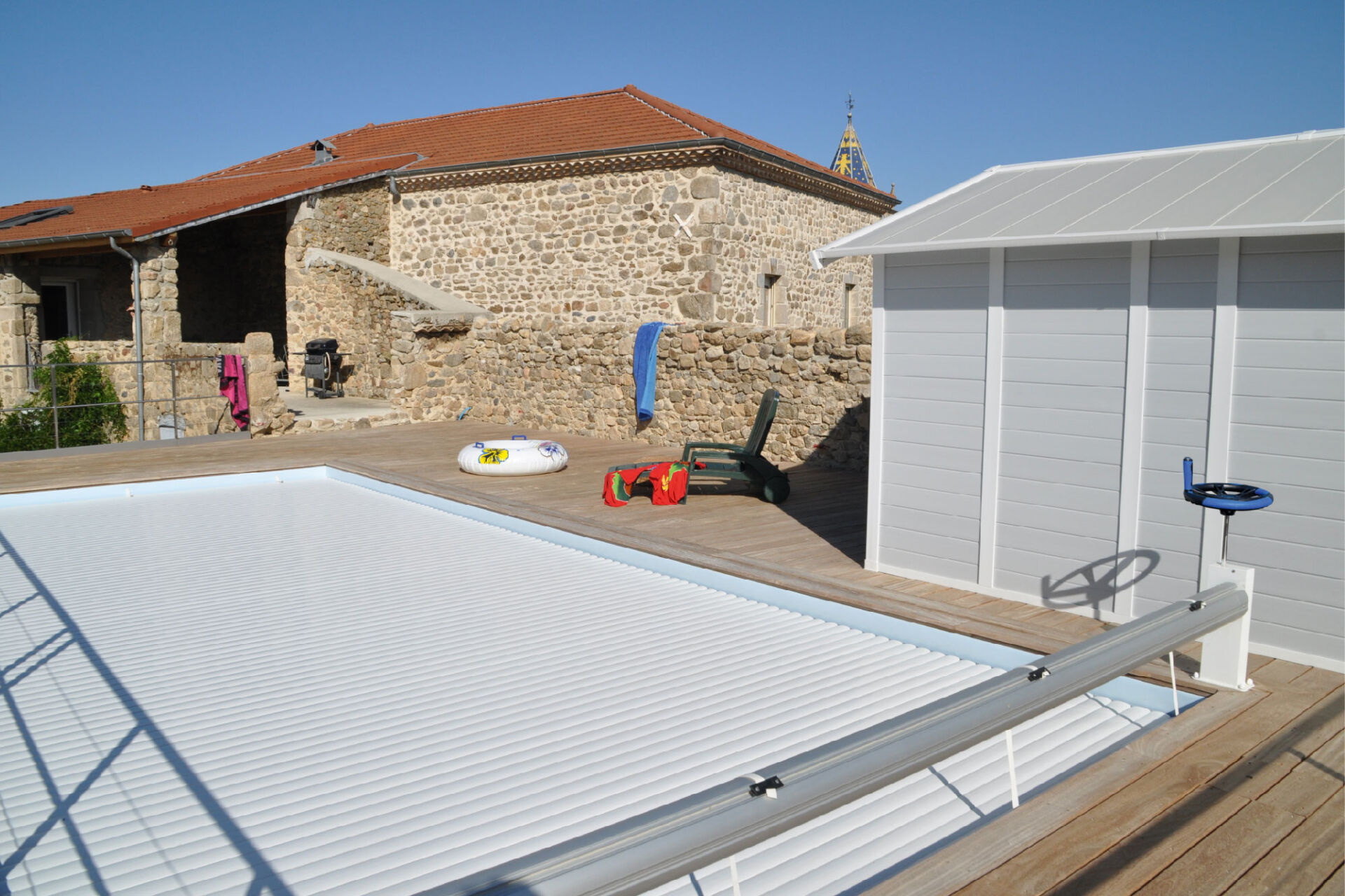 Automatische Lamellen Afdekking Open MANU