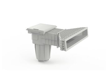 Hayward skimmer X-pro 600 liner - Wit