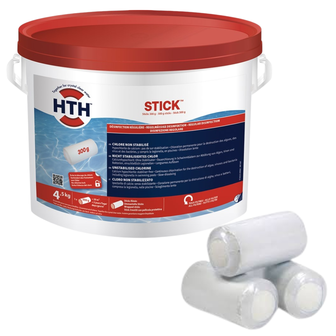 HTH Chloortabletten 300 grams sticks 4.5 kg