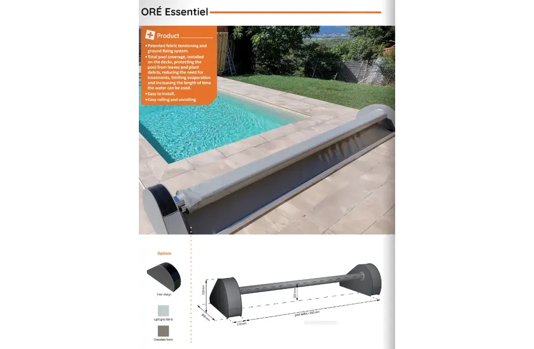 Oré Essentiel automatische zeil afdekking - verschillende afmetingen