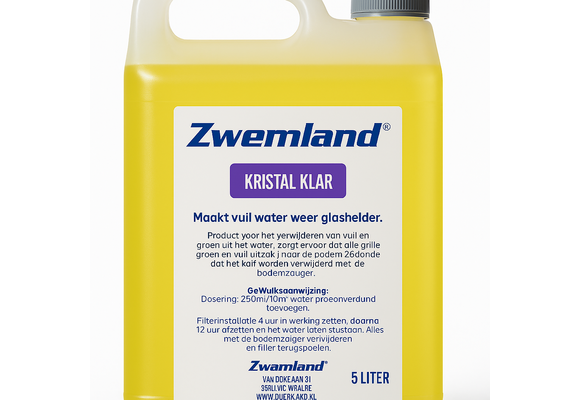 Zwemland Kristal Klar 5L - Voor helder water