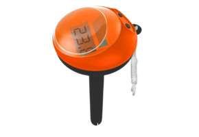 Digitale thermometer op zonne-energie