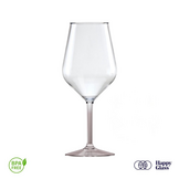 Happy Glass Lady Abigail Wijnglas met Gekleurde Steel 2 Pack - Kunststof Glazen 470ml