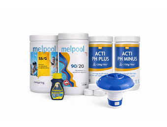 Wateronderhoud set voor kleine zwembaden en spa's