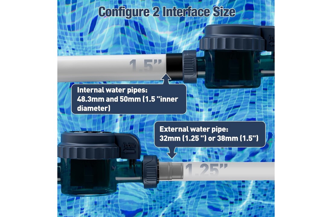 Budgetbad  wifi zout elektrolyse | 4g/u - 20m3
