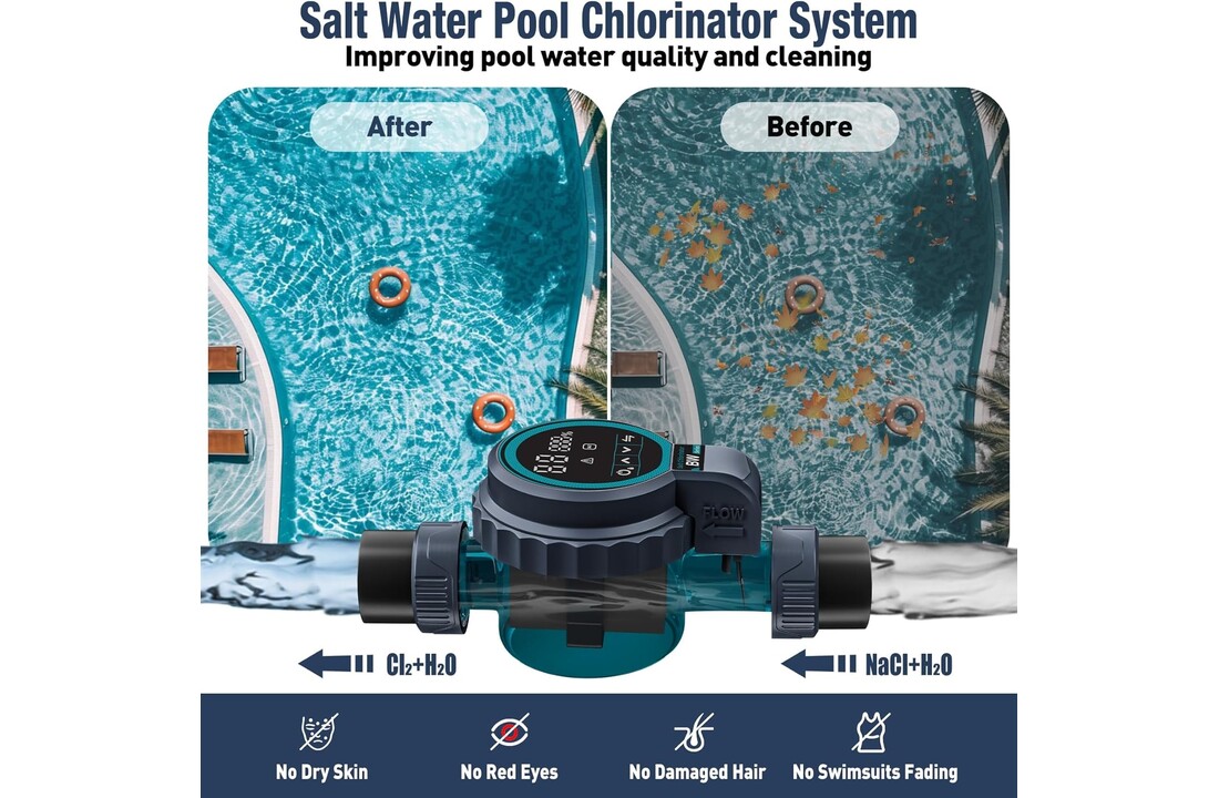 Budgetbad  wifi zout elektrolyse | 4g/u - 20m3