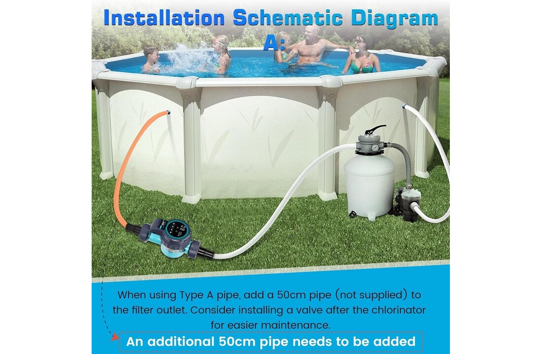 Budgetbad  wifi zout elektrolyse | 4g/u - 20m3