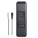 Draadloze vleesthermometer met dubbele sondes – slimme wireless BBQ thermometer