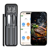 Draadloze vleesthermometer met dubbele sondes – slimme wireless BBQ thermometer