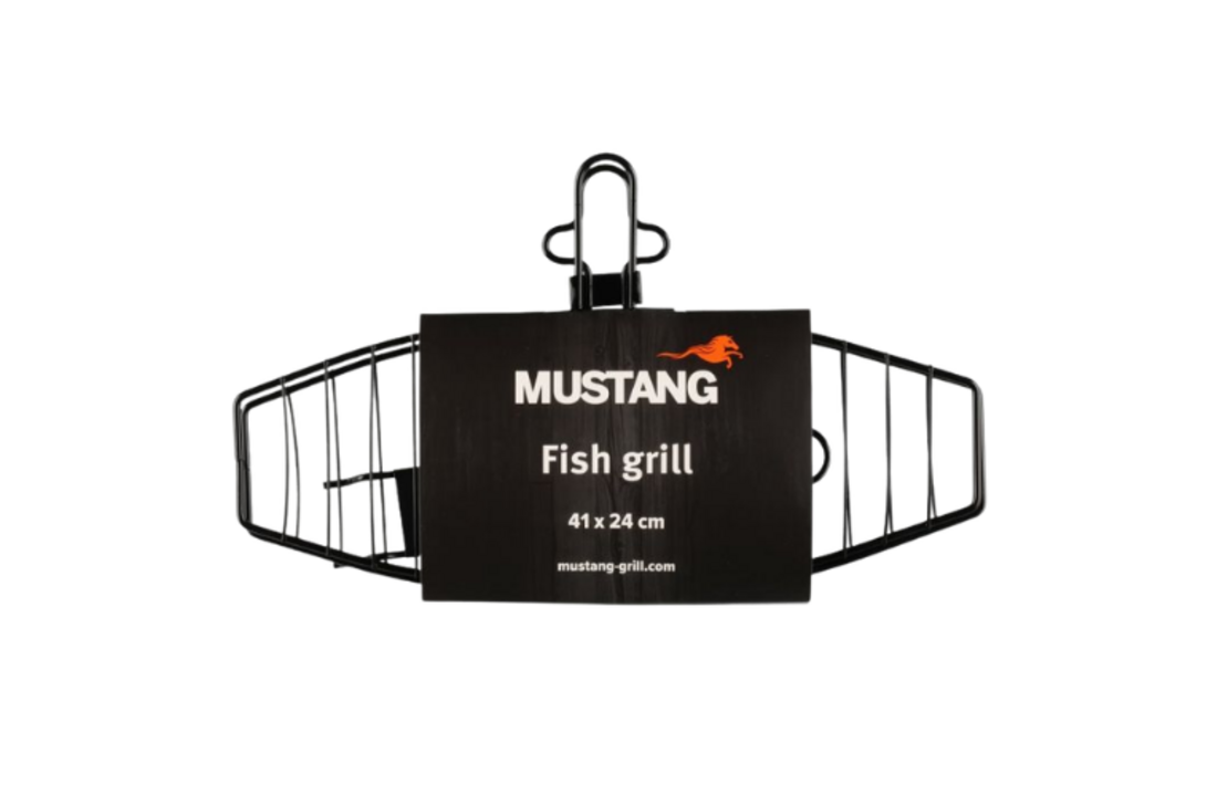 Mustang BBQ Visgrill met afneembare handgreep