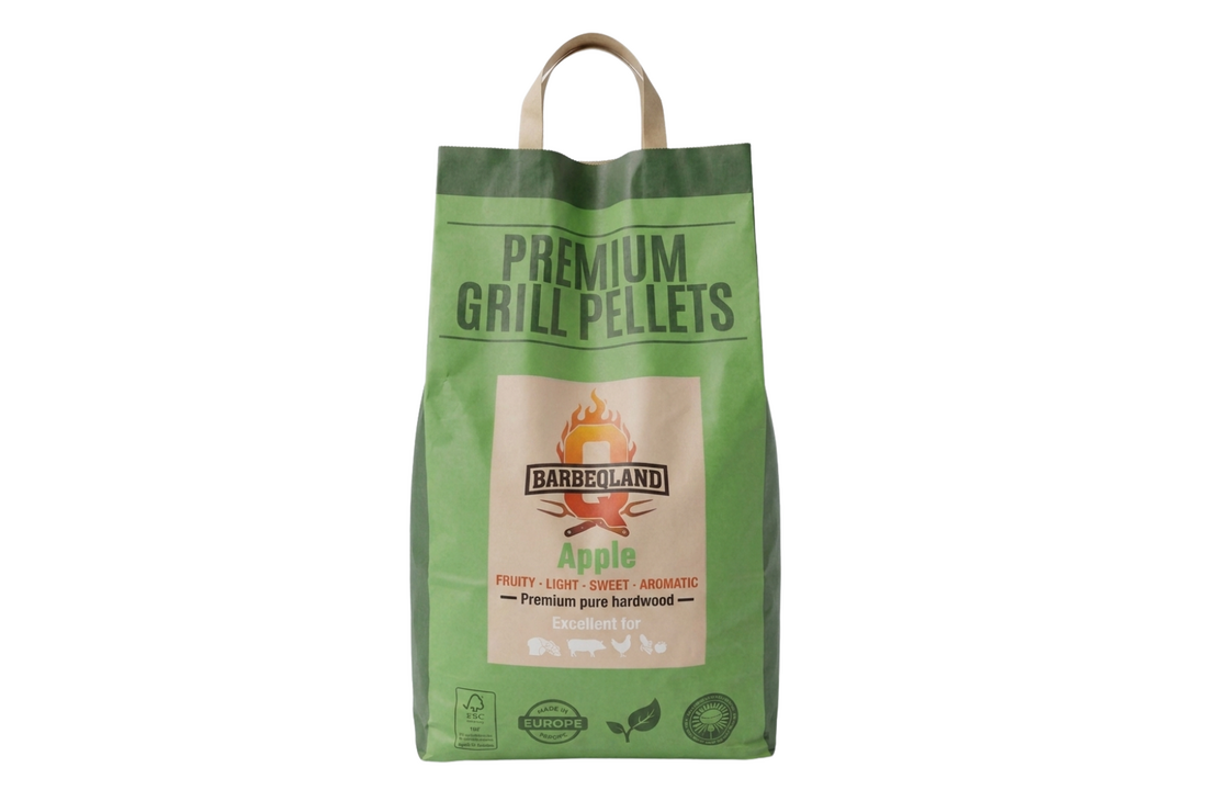 BarbeQland BBQ Pellets Appel – 100% Natuurlijk Apple (8 kg)