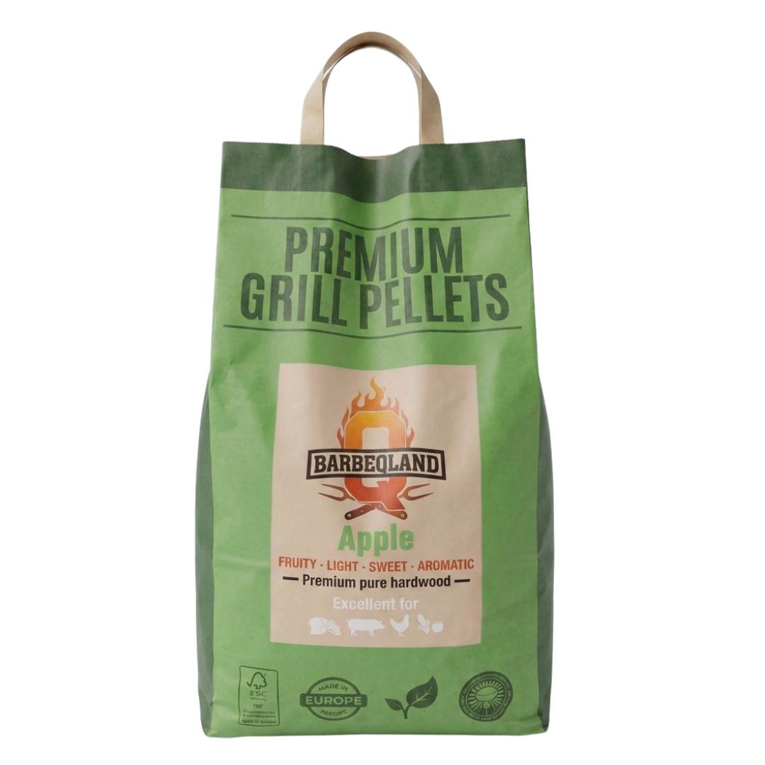 BarbeQland BBQ Pellets Appel – 100% Natuurlijk Apple (8 kg)
