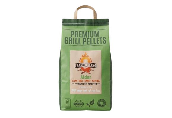 BarbeQland BBQ Pellets Alder – 100% Natuurlijk Elzenhout (8 kg)