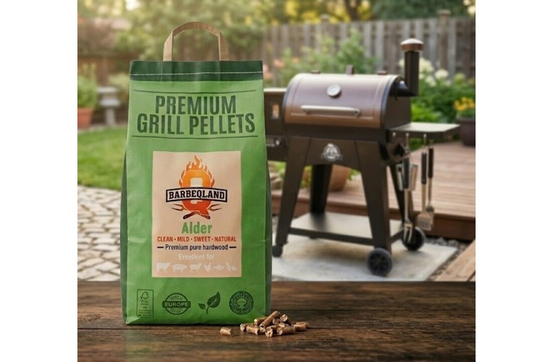 BarbeQland BBQ Pellets Alder – 100% Natuurlijk Elzenhout (8 kg)