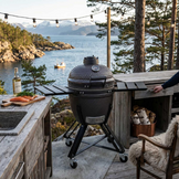 HEAT Kamado Fyregg 18 Keramische Kamado BBQ – Bruin