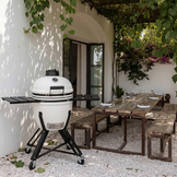 HEAT Kamado Fyregg 18 Keramische Kamado BBQ – Wit