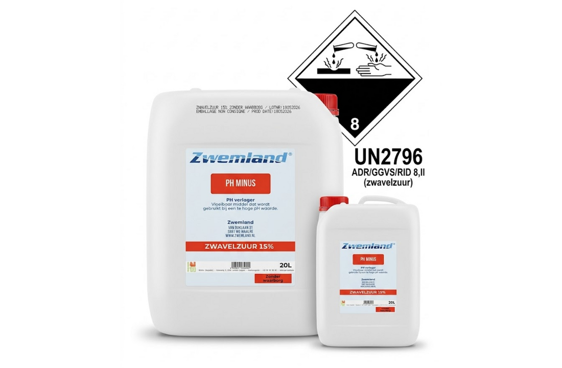 Jerrycan pH Min 20 liter - zwavelzuur