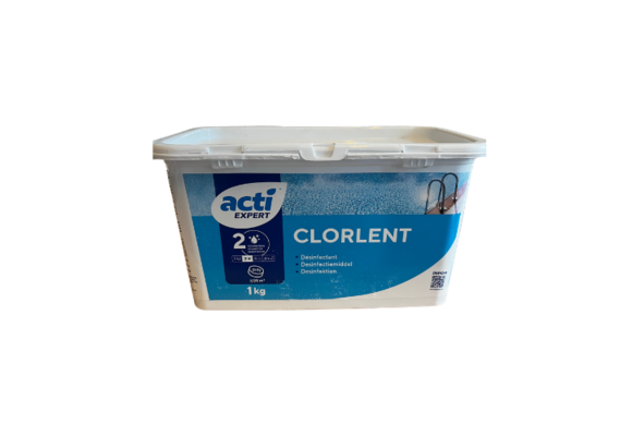 Acti Long tab chloor tabletten 1kg - 250 grams (Enkel Geschikt voor de Belgische markt)