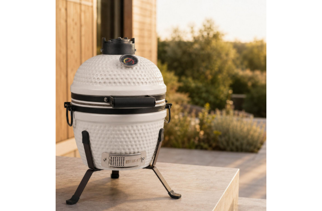 HEAT Kamado Fyregg 13 Keramische Kamado BBQ – Wit