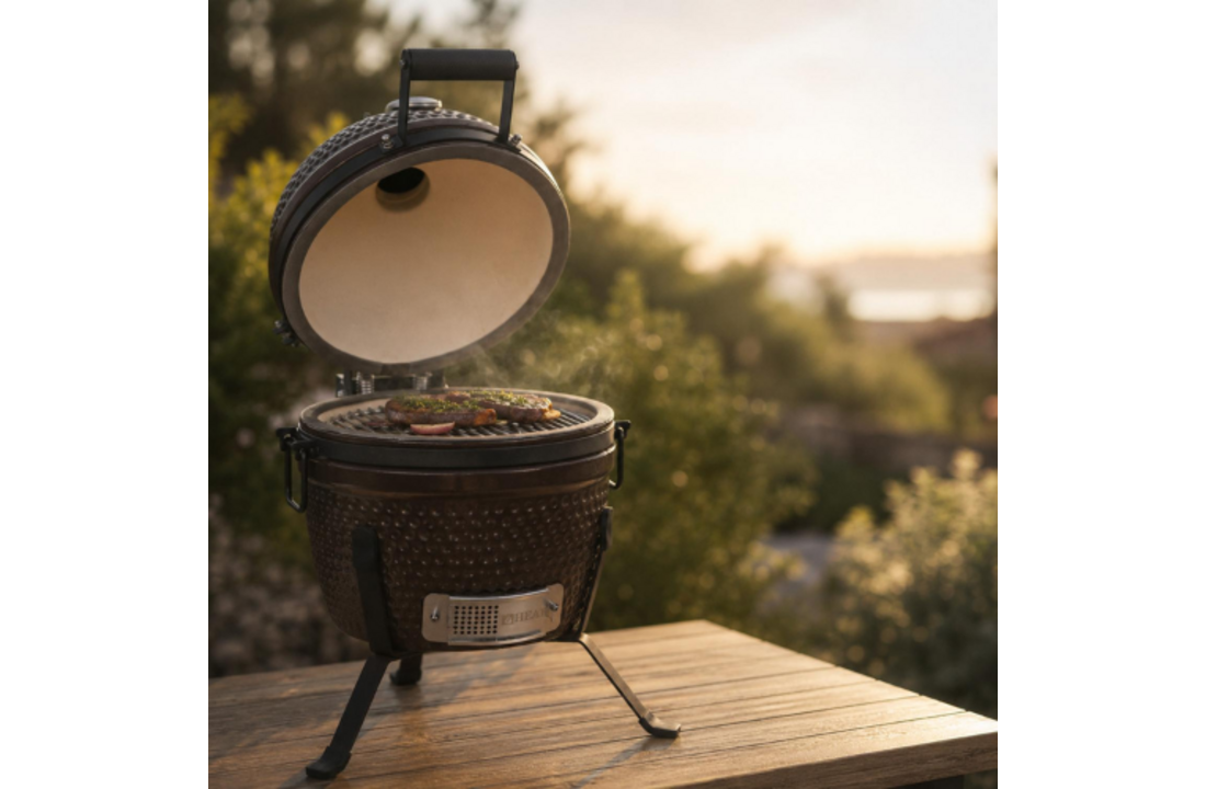 HEAT Kamado Fyregg 13 Keramische Kamado BBQ – Bruin