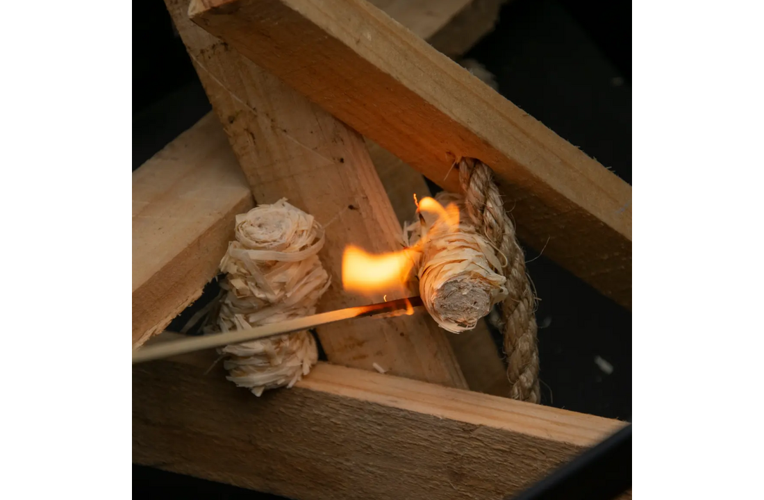 Houtwol aanmaak wokkels - BBQ aanmaakblokjes - 32 stuks
