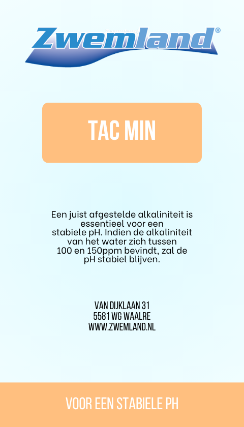 Alkanaliteit verlager 1kg - TAC min