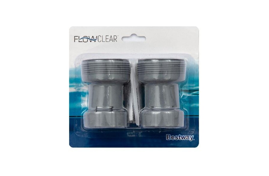 Bestway verloopstuk 32/38 mm koppeling - 2 stuks