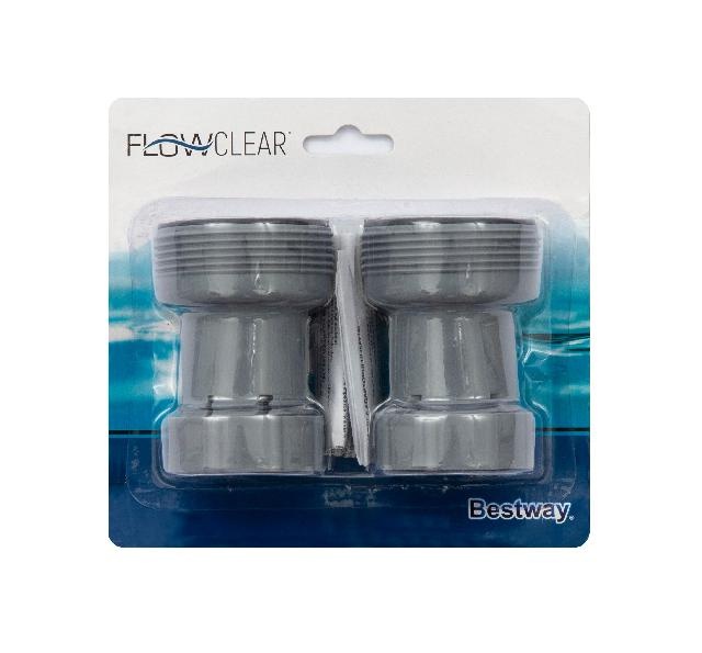 Bestway verloopstuk 32/38 mm koppeling - 2 stuks