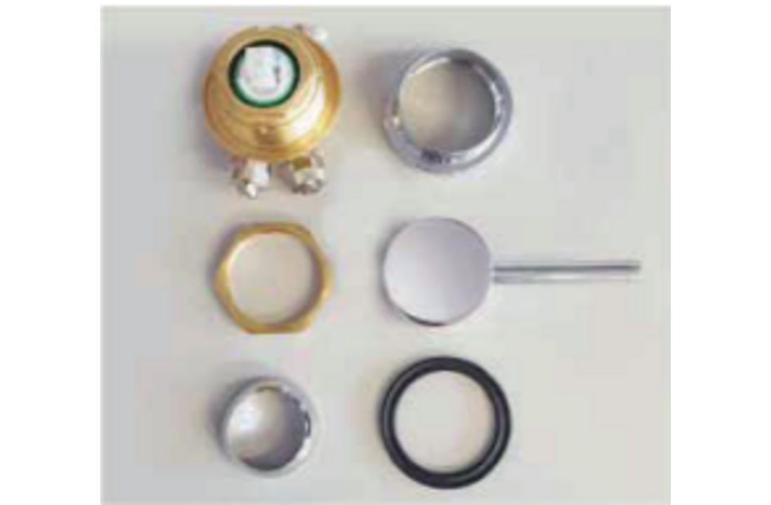 Aluminium menggroep voor Solar Douche