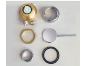 Aluminium menggroep voor Solar Douche