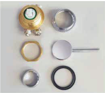 Aluminium menggroep voor Solar Douche