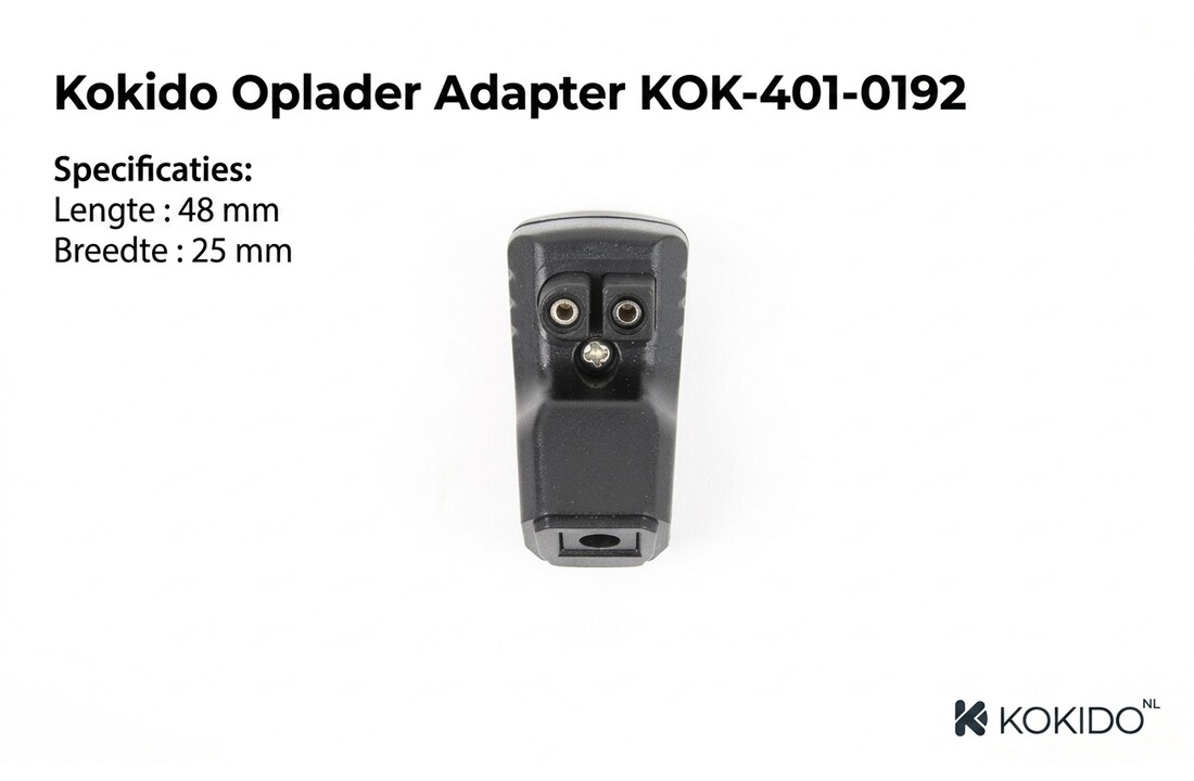 Kokido adapter Vektro auto oplader