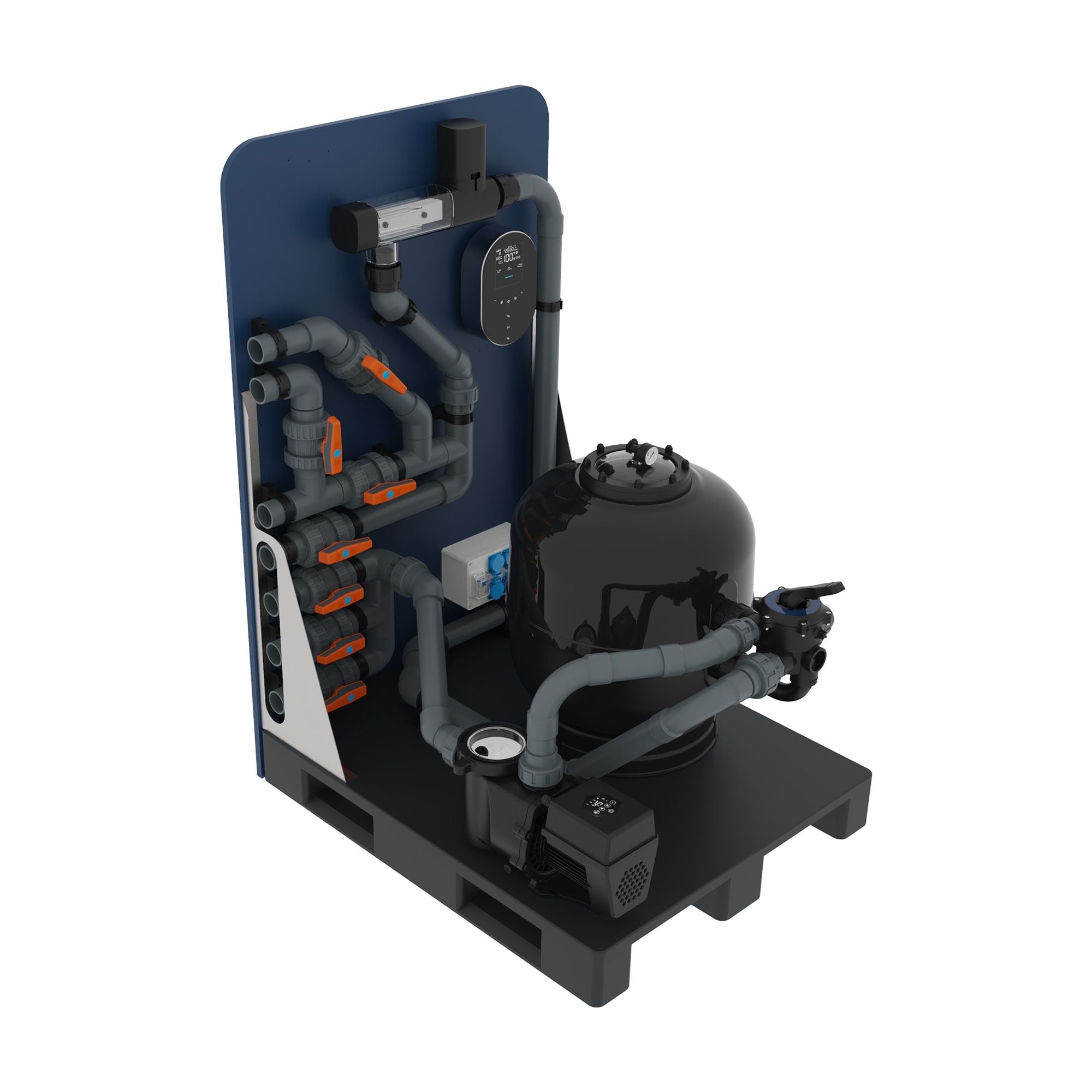 Plug & Swim complete filterpallet zandfilter VS PRO