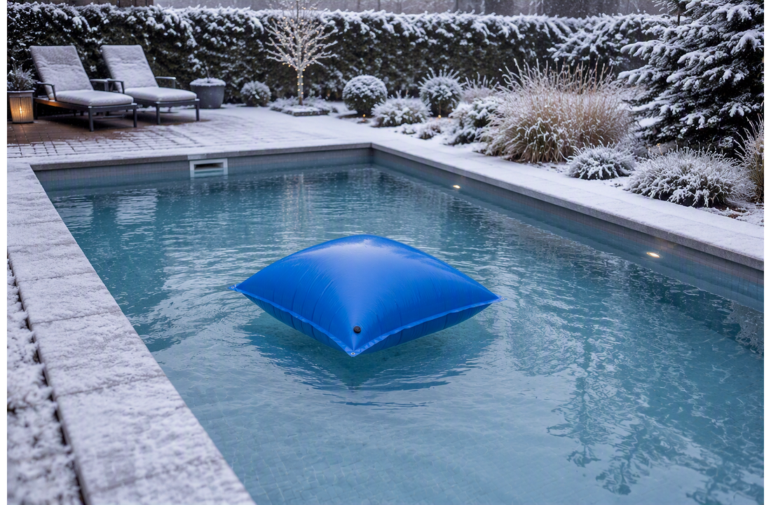 Winterkussen voor zwembadafdekking