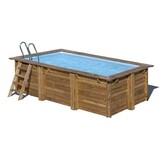 GRE Zwembad Loire Set Grenen Rechthoek 420 x 270 cm