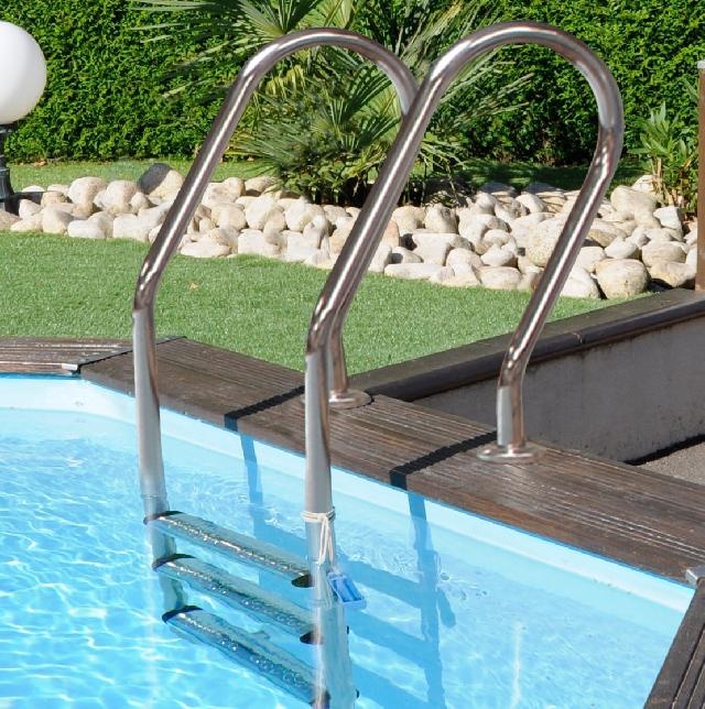 GRE Zwembad Loire Set Grenen Rechthoek 420 x 270 cm