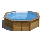 GRE Zwembad Normandie Set Grenen Rond 500 cm