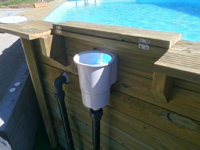 GRE Zwembad Normandie Set Grenen Rond 500 cm
