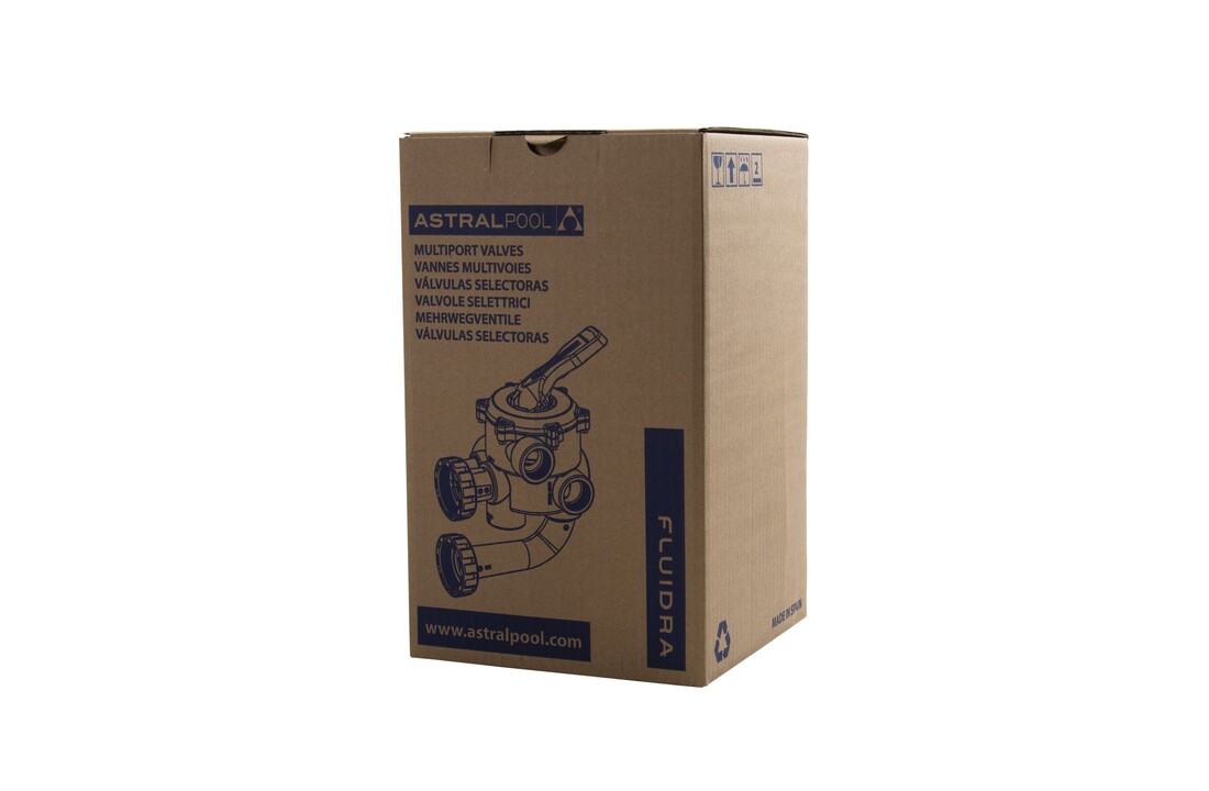 Astral 6-wegklep 2'' sidemount model - Classic Plus meerwegklep