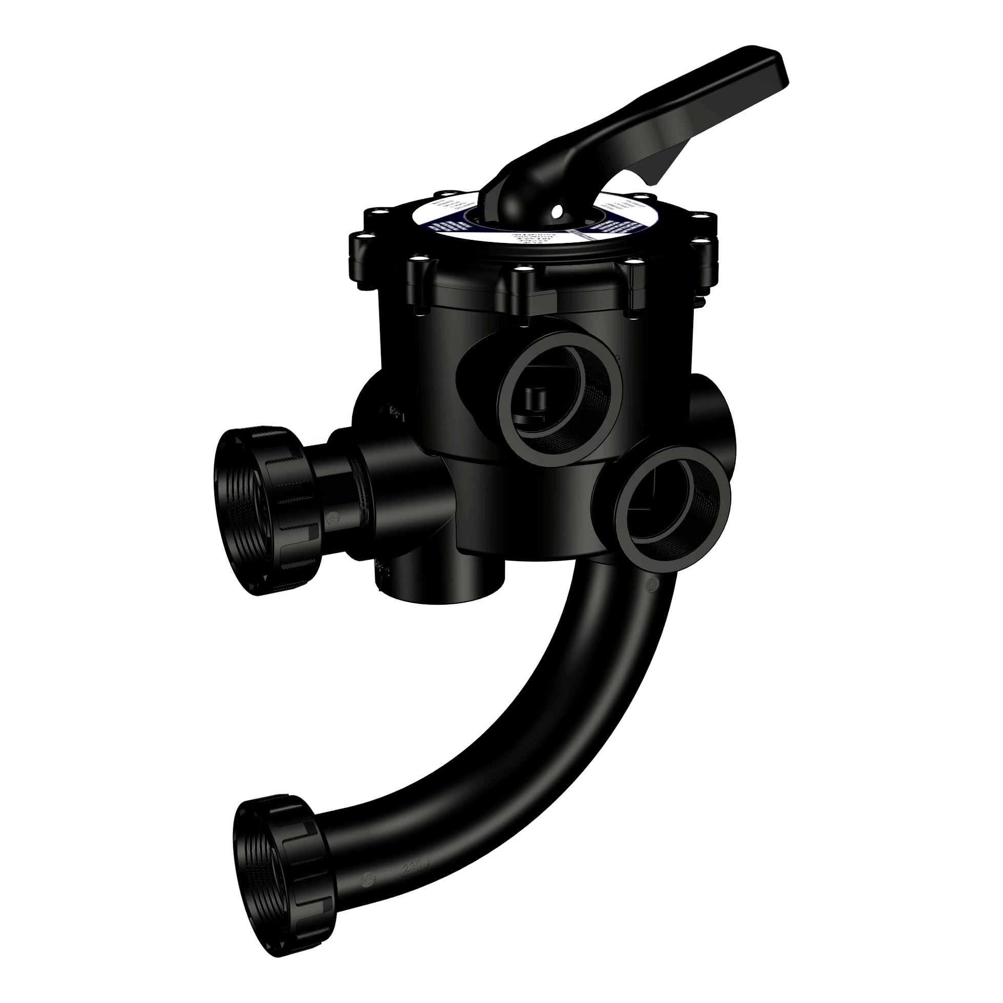 Astral 6-wegklep 2'' sidemount model - Classic Plus meerwegklep