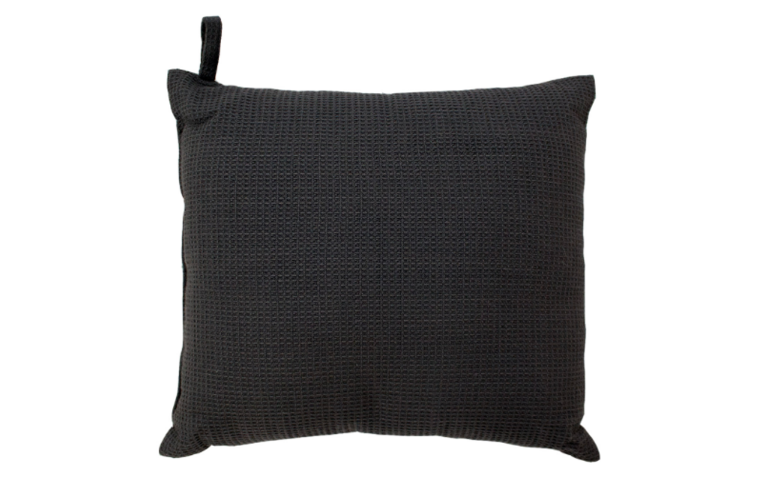 Emendo sauna kussen donkergrijs 26 x 30 cm