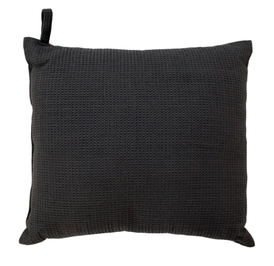 Emendo sauna kussen donkergrijs 26 x 30 cm